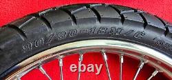 YAMAHA RD350 RD250 Front 1.60 18 Wheel + Rear 1.85 18 Wheel Set And Spokes 2PCS