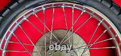 YAMAHA RD350 RD250 Front 1.60 18 Wheel + Rear 1.85 18 Wheel Set And Spokes 2PCS