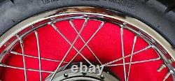 YAMAHA RD350 RD250 Front 1.60 18 Wheel + Rear 1.85 18 Wheel Set And Spokes 2PCS