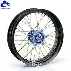 YZ250F YZ450F 2009-2013 Supermoto Wheels Rims Hubs Spokes Rotors Set for Yamaha