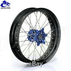 YZ250F YZ450F 2009-2013 Supermoto Wheels Rims Hubs Spokes Rotors Set for Yamaha