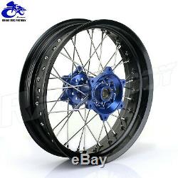 YZ250F YZ450F 2009-2013 Supermoto Wheels Rims Hubs Spokes Rotors Set for Yamaha