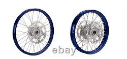 Yamaha Blue Wheel Set Complete Front Rear DID OEM Stock Rim Hub Spoke Kit inch