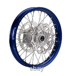 Yamaha Blue Wheel Set Complete Front Rear DID OEM Stock Rim Hub Spoke Kit inch