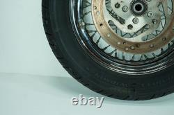 04 Harley Heritage Softail Classic Jante de Roue Avant Arrière Pneumatique Rayonnés 16 1345