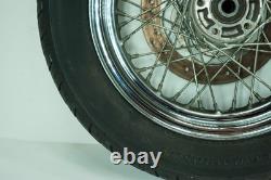 04 Harley Heritage Softail Classic Jante de Roue Avant Arrière Pneumatique Rayonnés 16 1345
