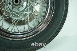 04 Harley Heritage Softail Classic Jante de Roue Avant Arrière Pneumatique Rayonnés 16 1345