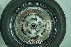 08 Harley Street Glide Touring Jante de Roue Avant Arrière Pneus À Rayons 130-90/16 1389
