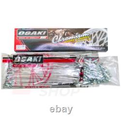 100% Acier Inoxydable Rayons et Nipples 9x192 CRF250 CRF300 (Pour Jante Arrière 18) 36 trous