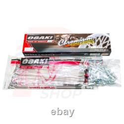100% Acier Inoxydable Rayons et Nipples 9x192 CRF250 CRF300 (Pour Jante Arrière 18) 36 trous