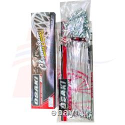 100% Acier Inoxydable Rayons et Nipples 9x192 CRF250 CRF300 (Pour Jante Arrière 18) 36 trous
