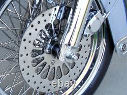 11.5 Adn Super Spoke Front & Rear Brake Rotors Boulons Libres Pour Harley 2000 & Up