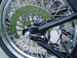 11.5 Adn Super Spoke Front & Rear Brake Rotors Boulons Libres Pour Harley 2000 & Up