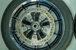 16 Jantes de roue avant et arrière de Harley Ultra Limited Electra Touring Pneus 17 16 1394