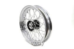16 pouces x 3,00 pouces Roue à rayons de réplique avant ou arrière pour Harley Davidson