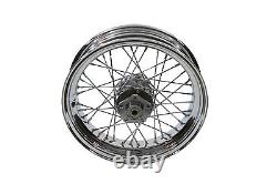 1973-1984 Harley Davidson FL FX Shovelhead Roue à Rayons Chromée 16 Avant ou Arrière