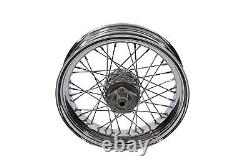 1973-1984 Harley Davidson FL FX Shovelhead Roue à Rayons Chromée 16 Avant ou Arrière