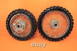 1999 88-03 KX60 KX 60 Ensemble de roues avant et arrière OEM Moyeu Jante Rayons NEUFS Pneus