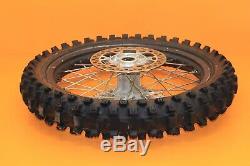 1999 96-00 Rm125 Rm250 De Moyeu De Roue Arrière Avant Oem Set Rim Spokes Pneus Complet