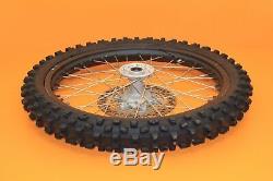 1999 96-00 Rm125 Rm250 De Moyeu De Roue Arrière Avant Oem Set Rim Spokes Pneus Complet