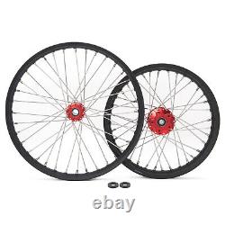 19x1.4 & 16x1.85 Roues à rayons avant arrière pour jantes moyeux Talaria Sting/XXX E-Bike
