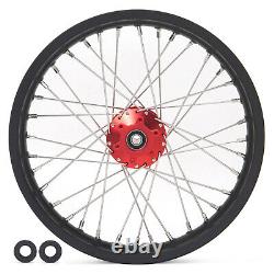 19x1.4 & 16x1.85 Roues à rayons avant arrière pour jantes moyeux Talaria Sting/XXX E-Bike