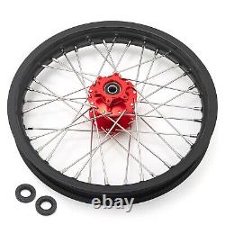 19x1.4 & 16x1.85 Roues à rayons avant arrière pour jantes moyeux Talaria Sting/XXX E-Bike