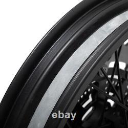 19x3.0 et 17x4.25 Roues à rayons avant et arrière jantes noires ensemble de disques pour Honda CB400X