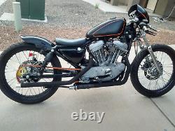 2000-2004 Harley Cafe Racer Sportster 23 X 3 40 Spoke Wheel Set Front Et Roar