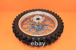 2001 00-01 CR125R CR125 Ensemble de roues avant et arrière Moyeu Jante Rayons Pneu Centre Rotor 2001 00-01 CR125R CR125 Ensemble de roues avant et arrière Moyeu Jante Rayons Pneu Centre Rotor