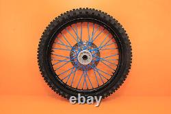 2001 00-01 CR125R CR125 Ensemble de roues avant et arrière Moyeu Jante Rayons Pneu Centre Rotor