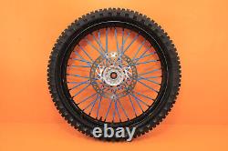 2001 00-01 CR125R CR125 Ensemble de roues avant et arrière Moyeu Jante Rayons Pneu Centre Rotor