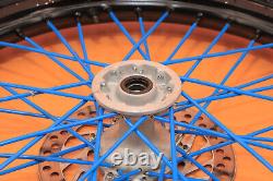 2001 00-01 CR125R CR125 Ensemble de roues avant et arrière Moyeu Jante Rayons Pneu Centre Rotor
