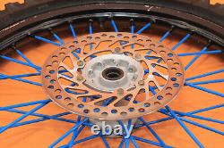 2001 00-01 CR125R CR125 Ensemble de roues avant et arrière Moyeu Jante Rayons Pneu Centre Rotor