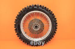 2002 02-23 RM85 RM 85 Ensemble de roues avant et arrière OEM Moyeu Jante Rayons Pneus Centre 14/17