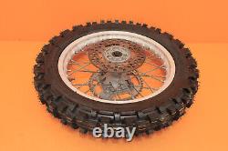 2002 02-23 RM85 RM 85 Ensemble de roues avant et arrière OEM Moyeu Jante Rayons Pneus Centre 14/17