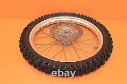 2002 02-23 RM85 RM 85 Ensemble de roues avant et arrière OEM Moyeu Jante Rayons Pneus Centre 14/17