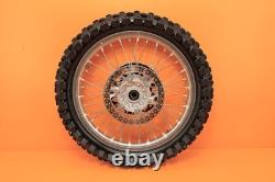 2004 02-08 YZ250F YZ 250F Ensemble de roues avant et arrière OEM Moyeu Jante Rayons Pneu Centre