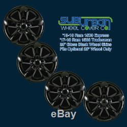 2013-2018 Ram 1500 # 20 2237gb 5 Spoke Gloss Black Wheel Skins Nouveau Set 4
