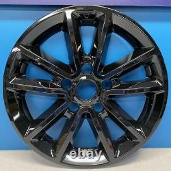 2013-2019 Dodge Journey # 7252-gb 17 S10 Spoke Gloss Black Wheel Skins Set/4