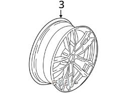 2018 X3 OE Roue 19x7-1/2 Avant ou Arrière 5 Rayons V Rayons Étroits Poli