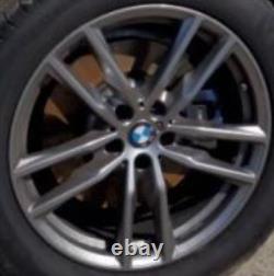 2021 X3 Jante OE 19x7-1/2 Avant ou Arrière 5 Rayons Double Rayons Gris BMW