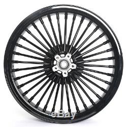 21 18 Avant Arrière Double Disque Fat Spokes Softail Road King Sportster Dyna Touring