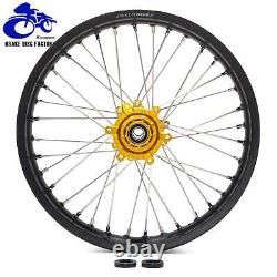 21x1.6 et 18x2.15 Roues à rayons avant et arrière pour jantes et moyeux de vélo électrique SUR-RON Ultra Bee