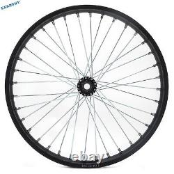 21x1.6 et 19x1.6 Roues à rayons avant et arrière jantes moyeux pour moto tout-terrain Talaria Sting