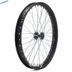 21x1.6 et 19x1.6 Roues à rayons avant et arrière jantes moyeux pour moto tout-terrain Talaria Sting