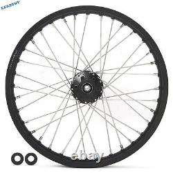 21x1.6 et 19x1.6 Roues à rayons avant et arrière jantes moyeux pour moto tout-terrain Talaria Sting