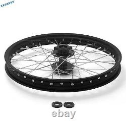 21x1.6 et 19x1.6 Roues à rayons avant et arrière jantes moyeux pour moto tout-terrain Talaria Sting