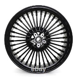 21x3.5 18x5.5 Roues À Taches De Graisse Pour Harley Dyna Street Bob Low Rider 08-17