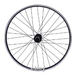 29 Jante de Roue en Alliage d'Aluminium avec Démontage Rapide Avant Arrière Rayons Plat Noirs VTT